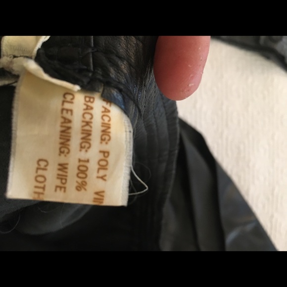 Black leather pants - Picture 5 of 8